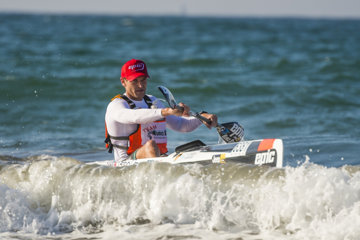 King of Surfski wins FNB Downwind