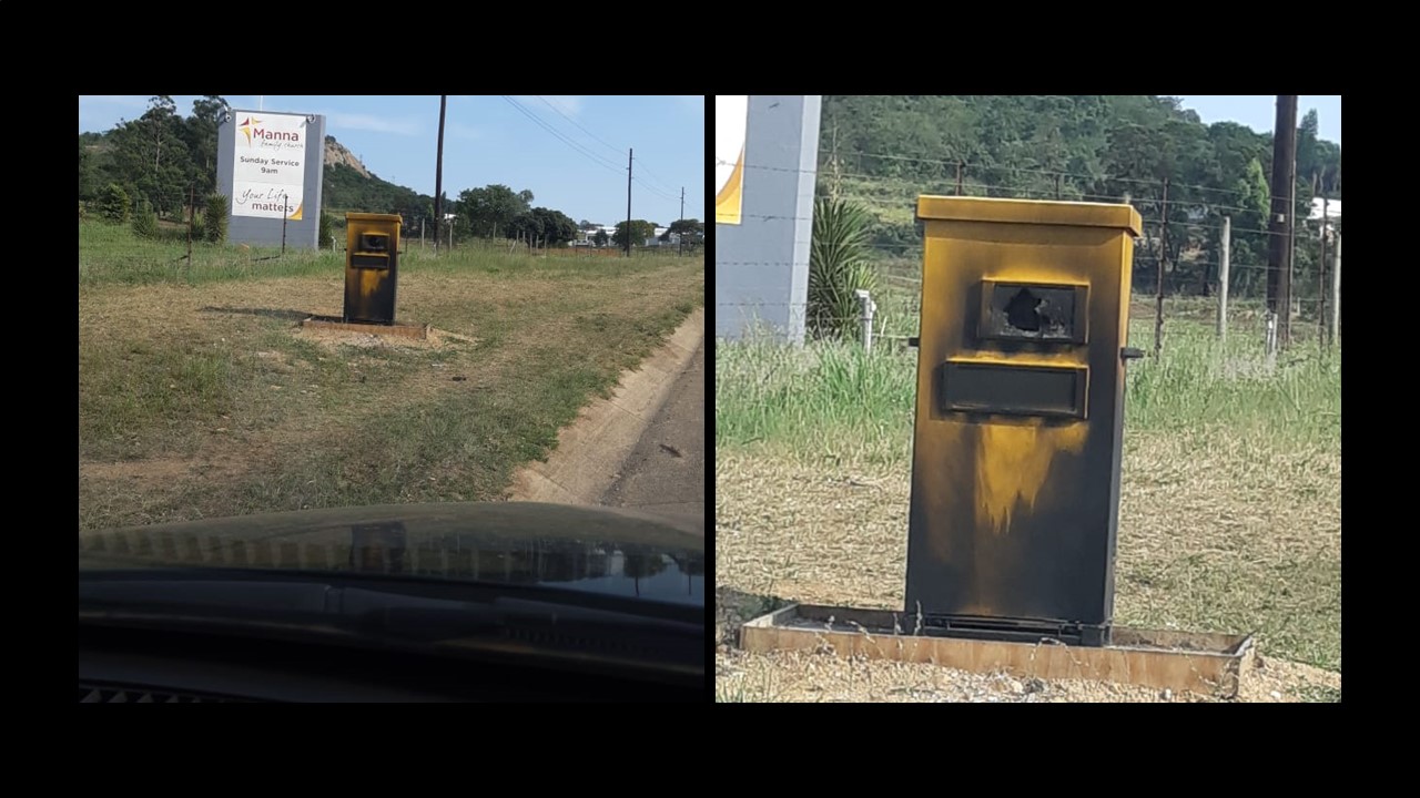 Spoedkameras op die R40 weereens beskadig