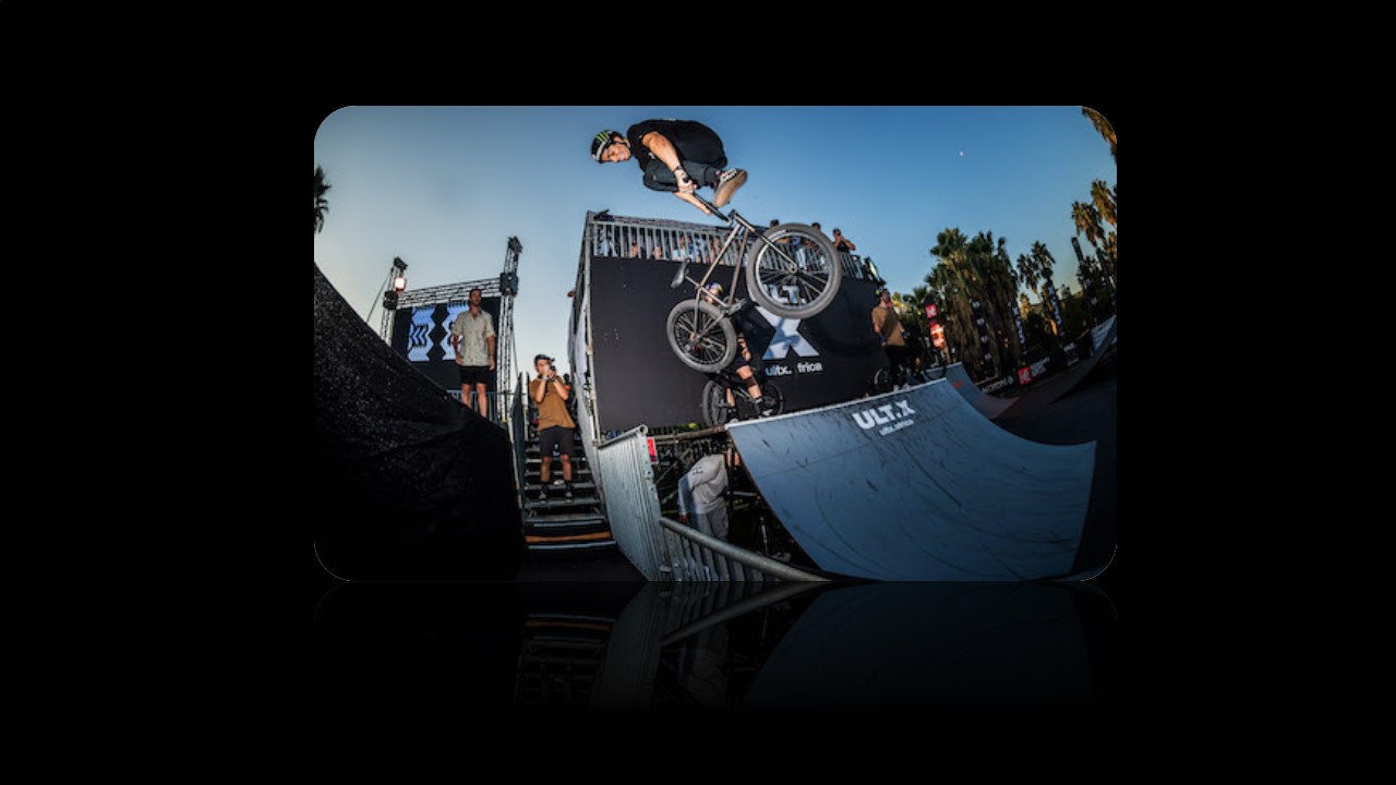 Super fun setup push BMX riders to think out of the box