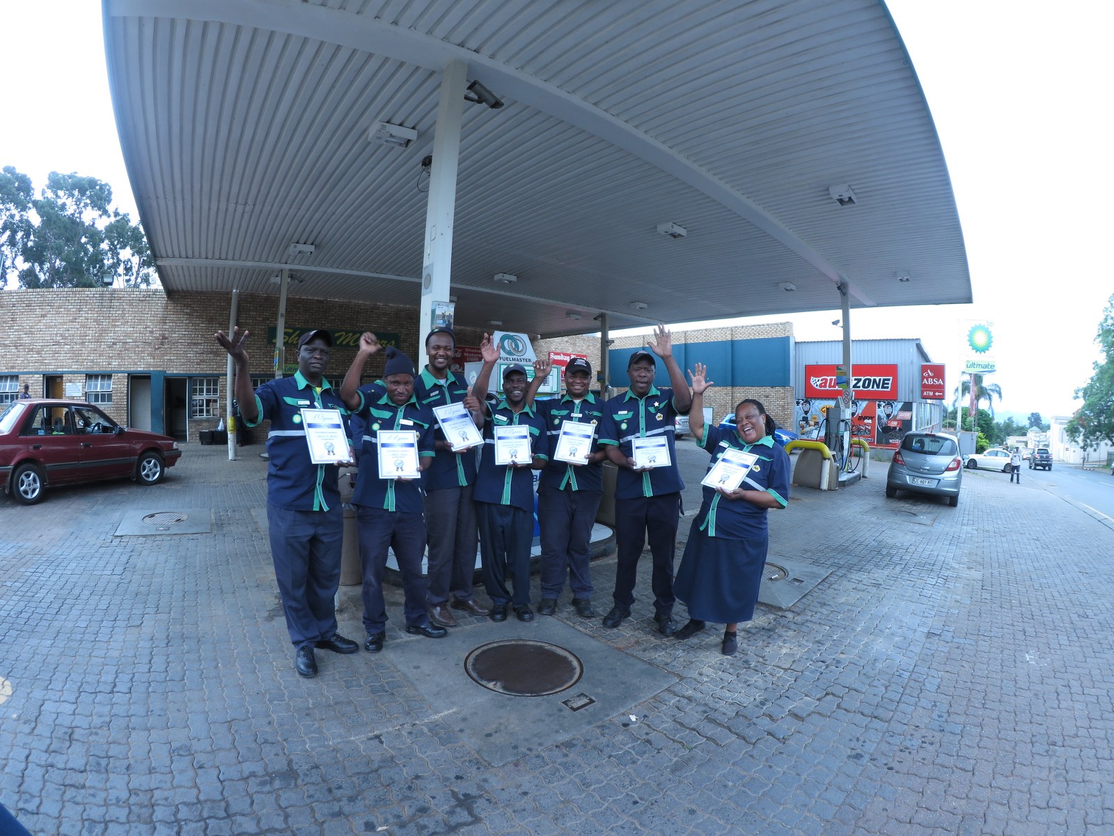 Staff from BP Sheba Motors honoured for years of service