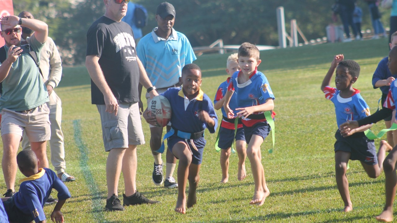 Old and young enjoy the Pumakie Rugby and Netball day