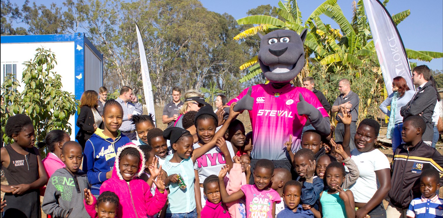 Container library and books donated to Mataffin orphans for Mandela Day
