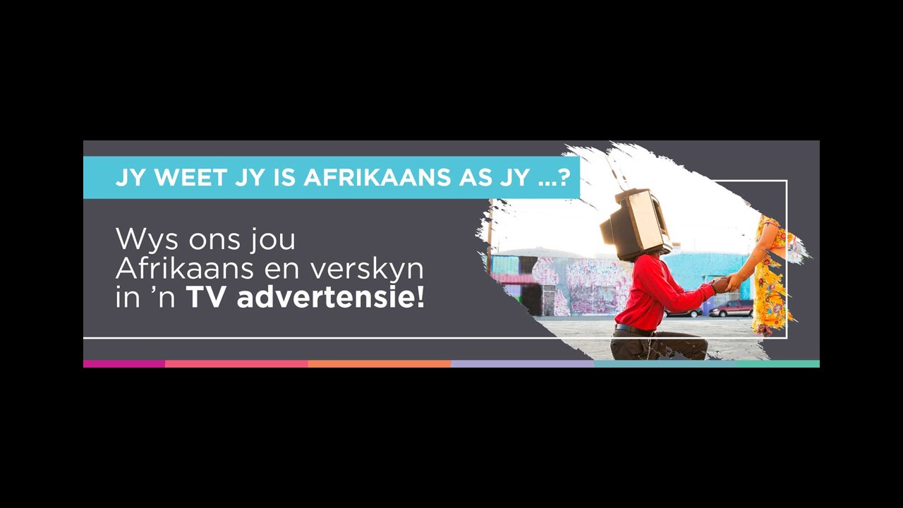Afrikaans.com is op soek na sterre vir 'n TV-advertensie