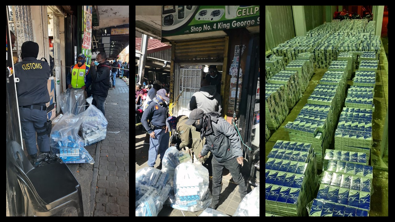 Illegal cigarettes valued at millions of rands seized and destroyed
