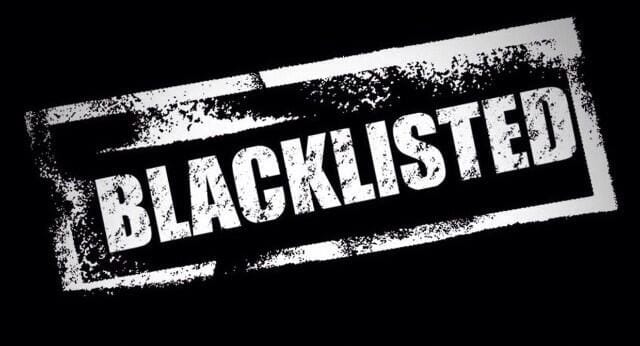 Jargon buster - blacklisting post image