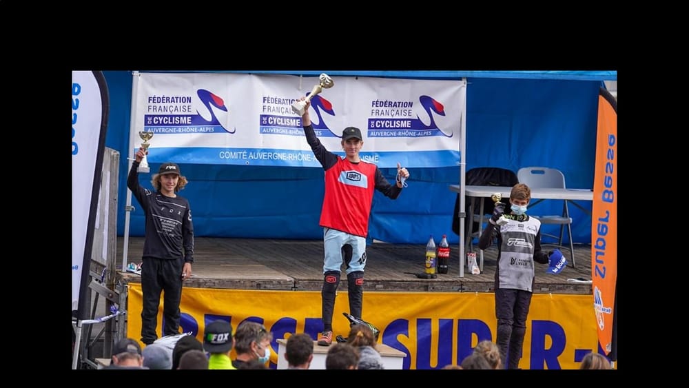 Stellenbosch MTB-rider, Ike Klaassen, back on the podium in France post image