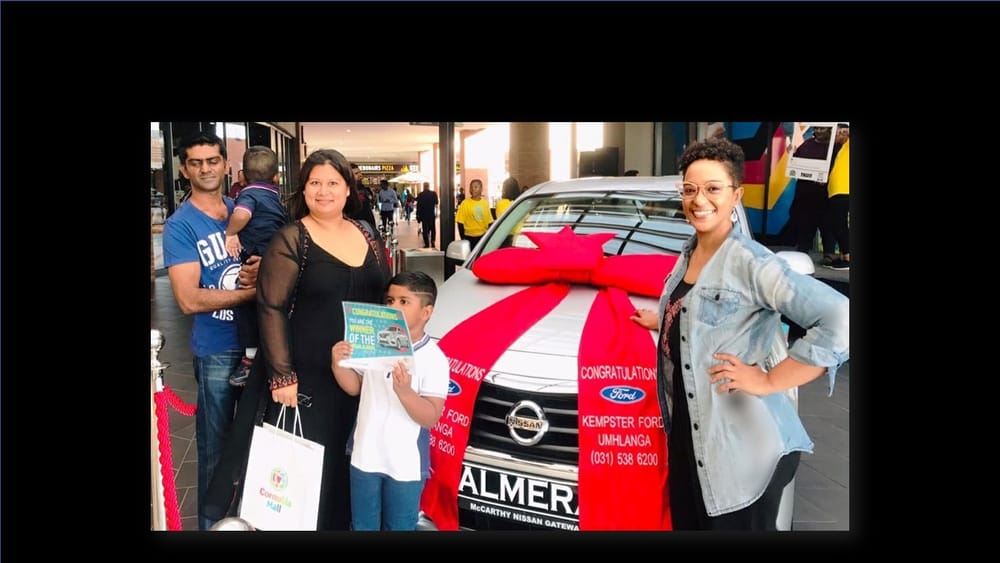 Mother of two wins car in Cornubia Mall competition post image