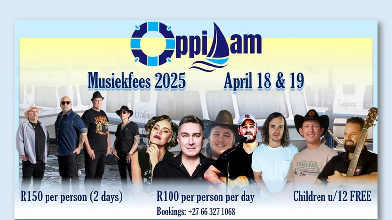 OppiDam Musiekfees 2025 promises harmonious celebration at Vygeboom Dam post image