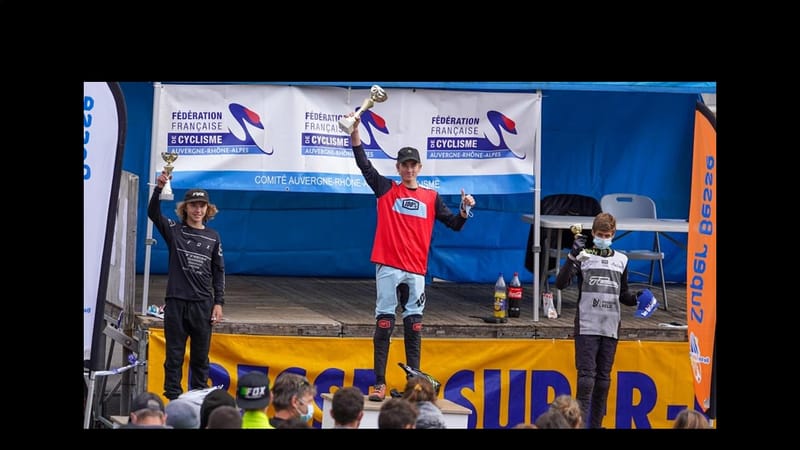 Stellenbosch MTB-rider, Ike Klaassen, back on the podium in France post image